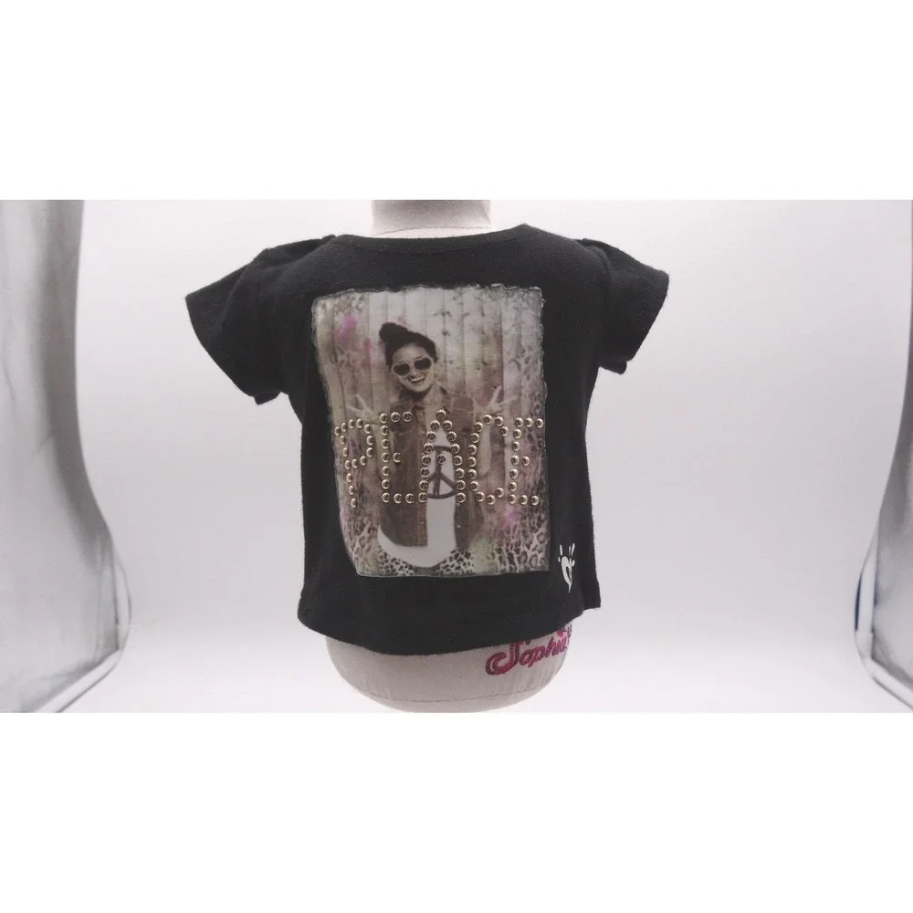Justice Doll Outfit Clothes Leopard Print Peace Graphic T-Shirt Shoes Set 18